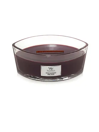 WOODWICK | Ellipsenkerze Knisterdocht 454g Patchouli Creme | lila